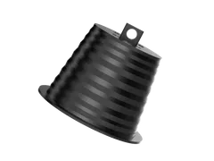 4.00" polyethylene poly pull plug — temporary conduit plug, part 2250-040