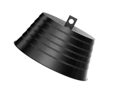 8.00" polyethylene poly pull plug — temporary conduit plug, part 2250-080